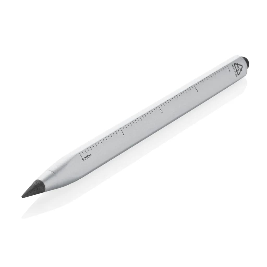 Eon Infinity Multitasking Stift aus RCS recycelt. Aluminium - silber