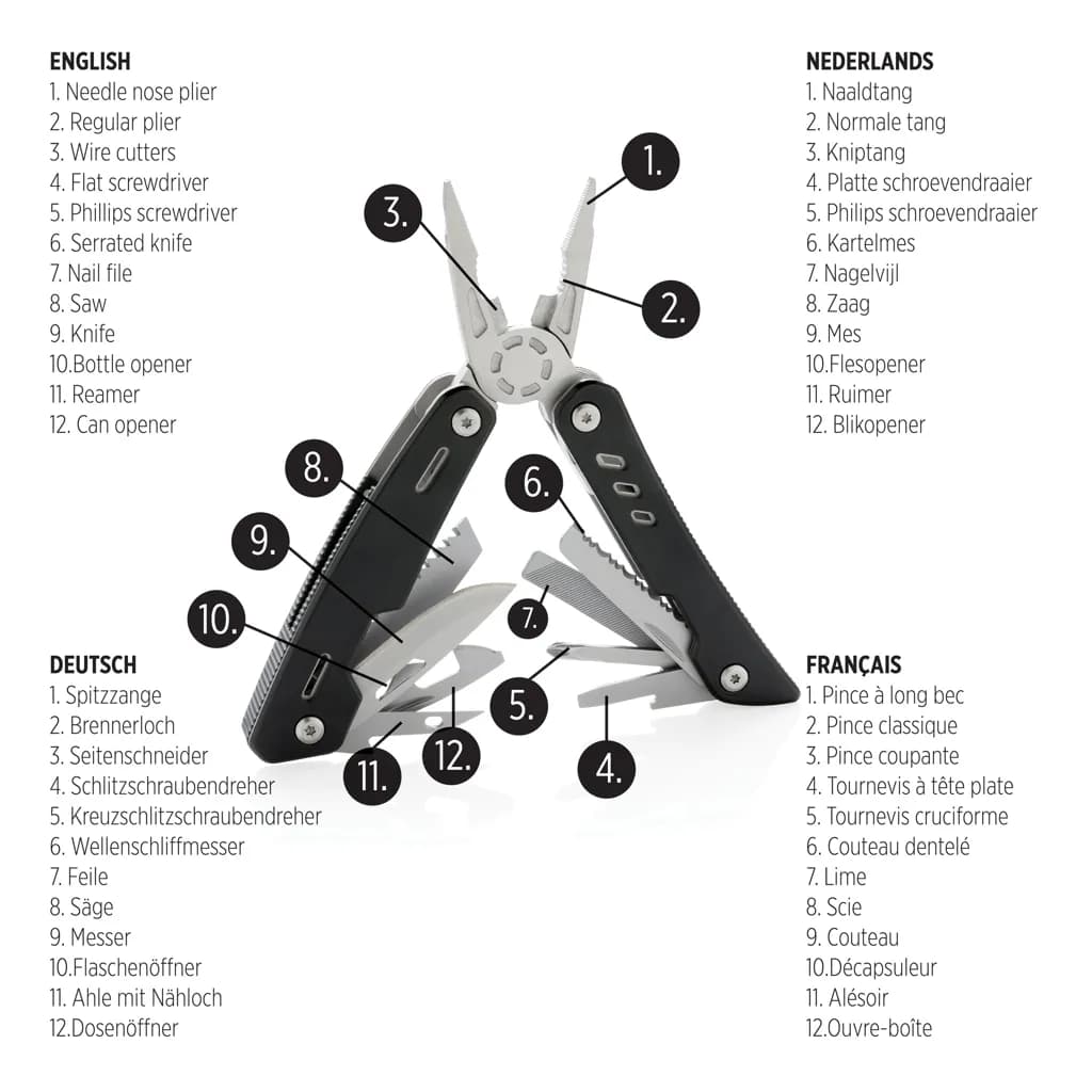 Solid Multitool - schwarz