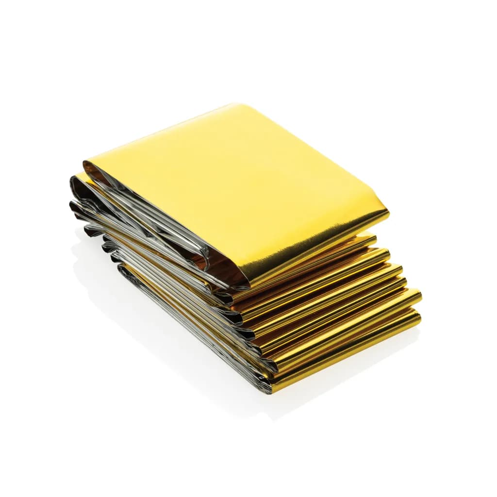 Solra-Rettungsdecke in RCS-Tasche aus recyceltem RPET - schwarz