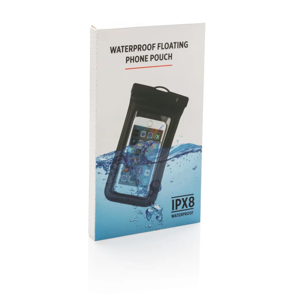 IPX8 wasserdichte, schwimmende Telefontasche - schwarz