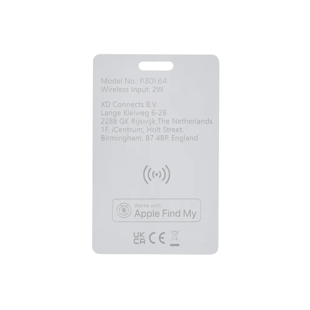 Findit Dual aufladebare RCS Ultra-Thin-Finder-Card - weiß
