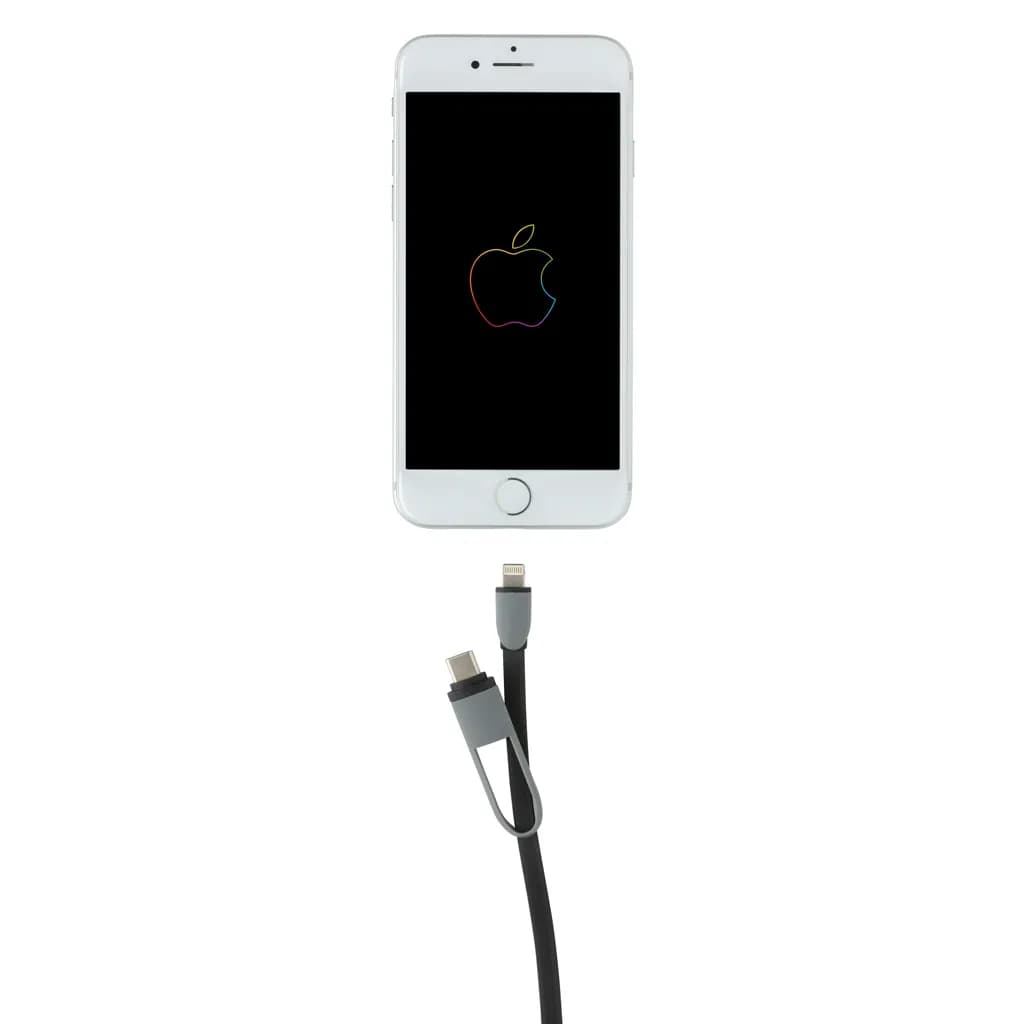 3-in-1 ausziehbares Kabel - schwarz