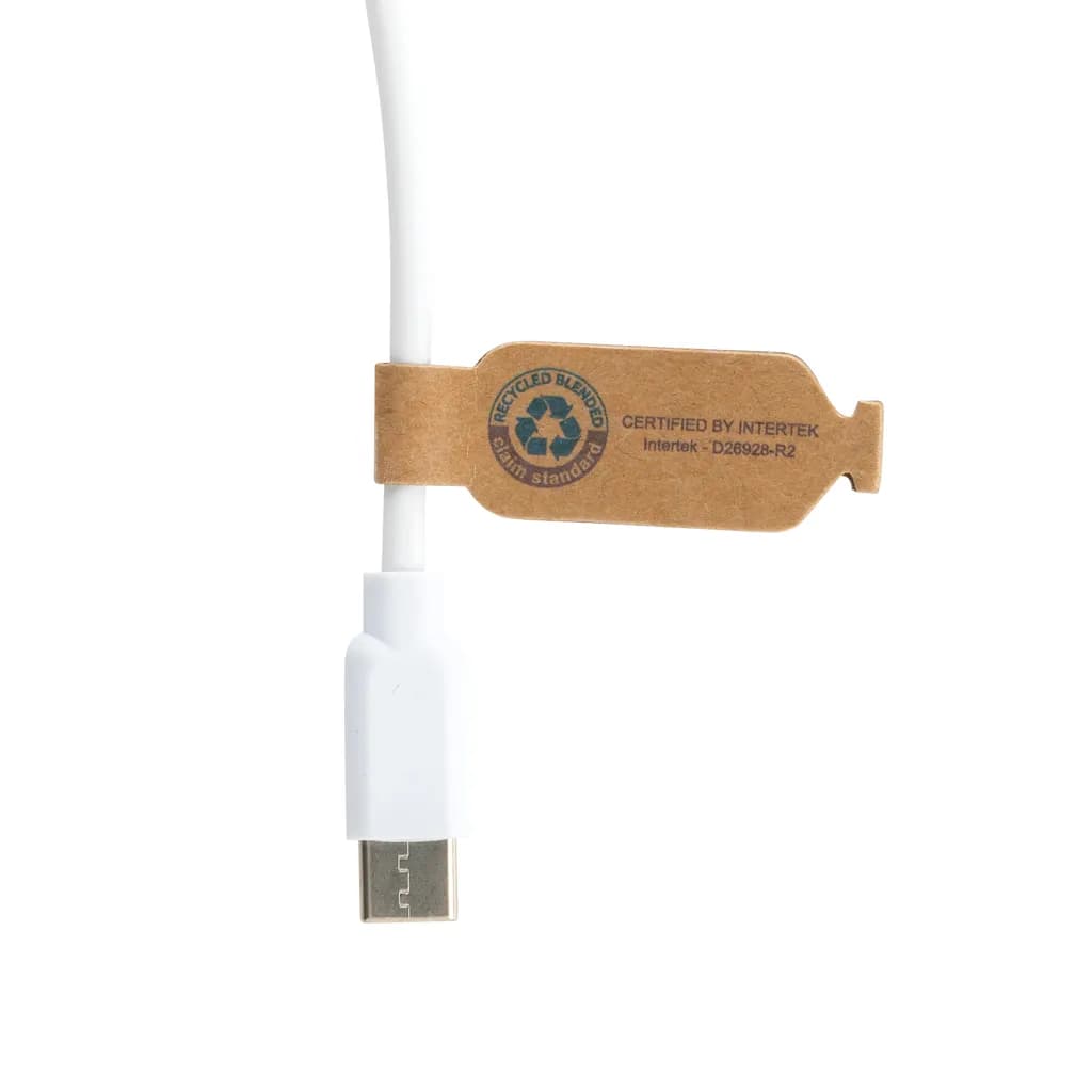 Ontario 6-in-1 Kabel aus RCS recyceltem Kunststoff - weiß
