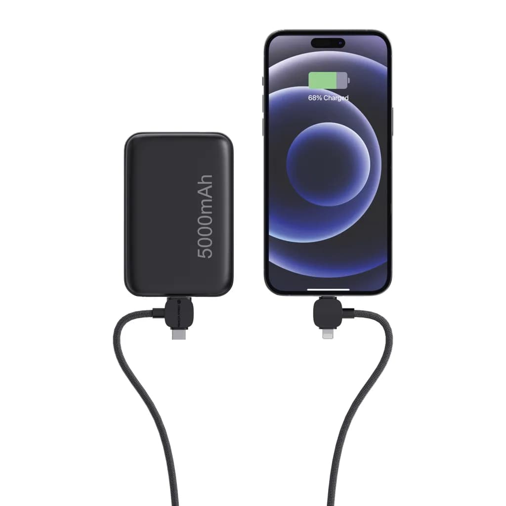 Urban Vitamin Stockton 65W magnet. Kabel RCS recyc. TPE/PET - schwarz