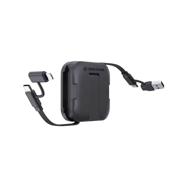 Urban Vitamin San Jose 100W-Halter mit einziehbarem Kabel - schwarz