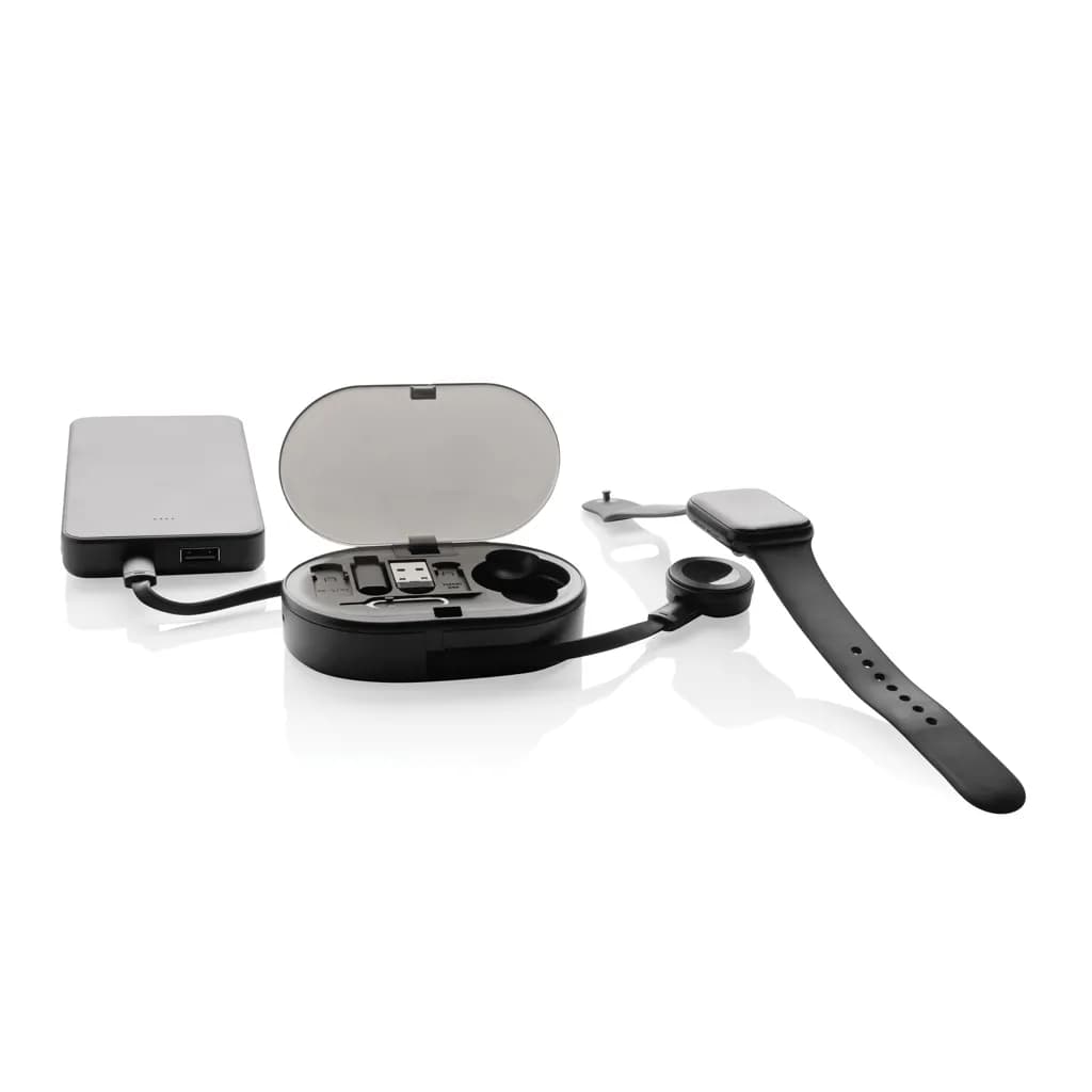 Chargevix Multifunktionales 60W-Lade-Set aus RCS rPlastic - schwarz