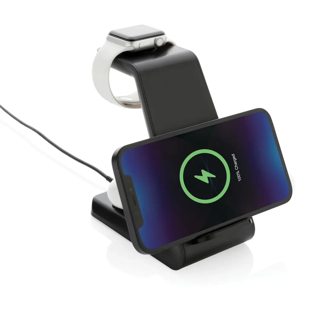 Urban Vitamin Fairfield 3-in-1 Charger aus RCS rPlastik - schwarz