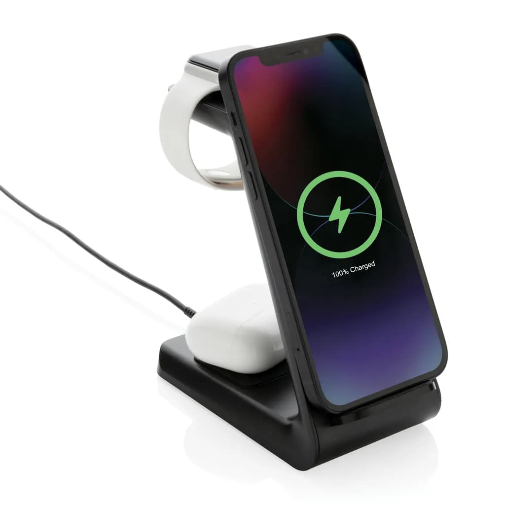 Urban Vitamin Fairfield 3-in-1 Charger aus RCS rPlastik - schwarz