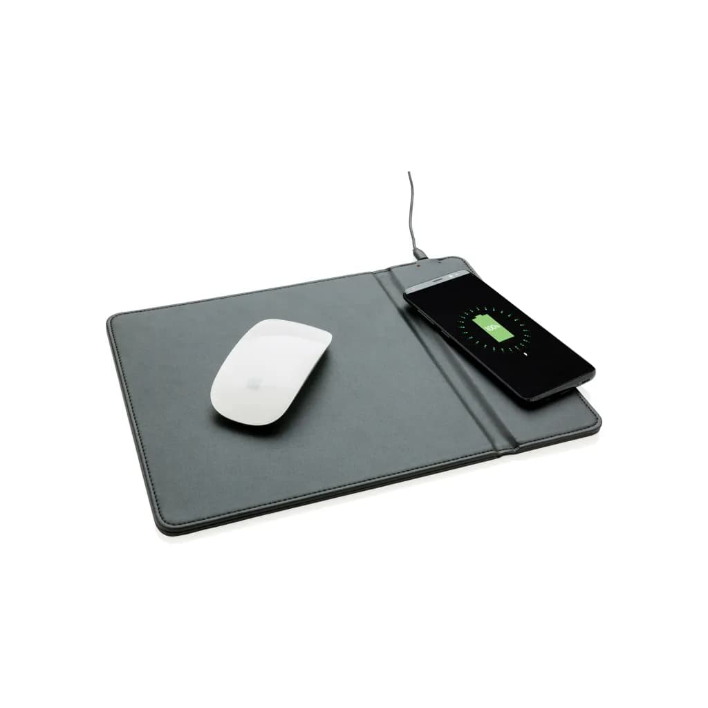 Mousepad mit Wireless-5W-Charging Funktion - schwarz
