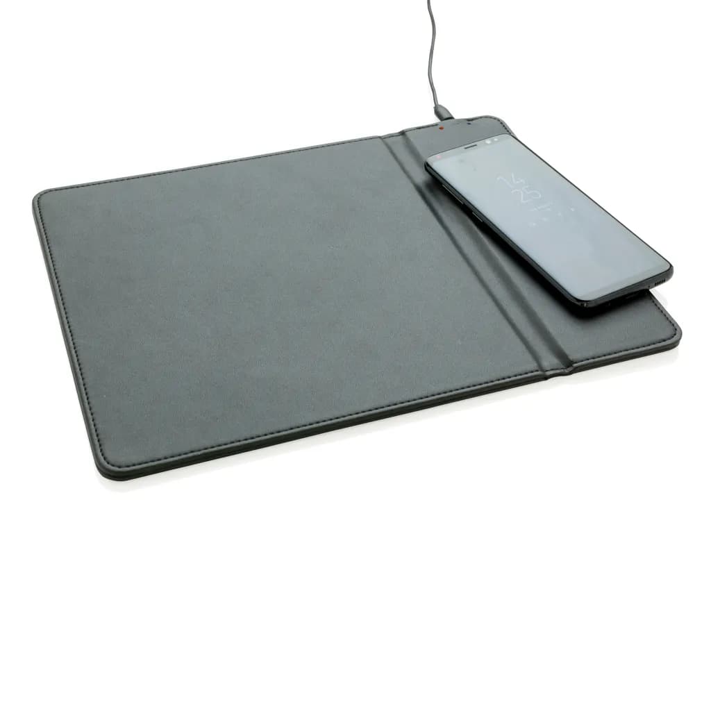 Mousepad mit Wireless-5W-Charging Funktion - schwarz