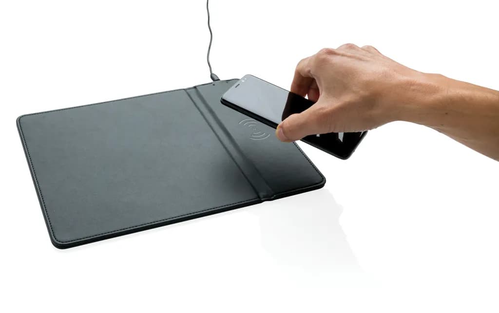 Mousepad mit Wireless-5W-Charging Funktion - schwarz