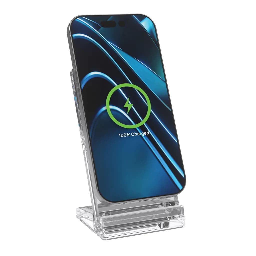 Magcharge 15W magnetischer Wireless-Charging-Stand - transparent