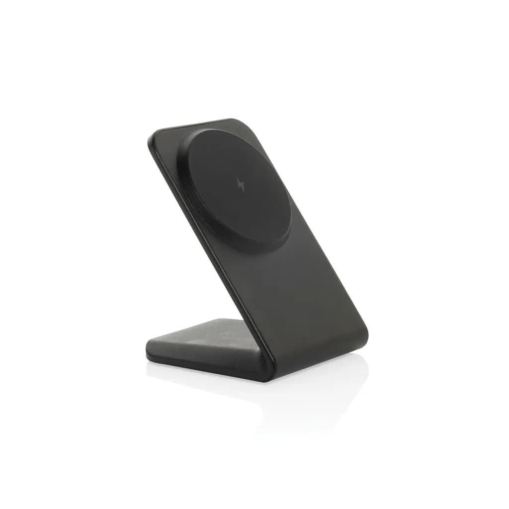 VoltPerch 15W magnetischer Wireless Charger aus RCS rec. ABS - schwarz