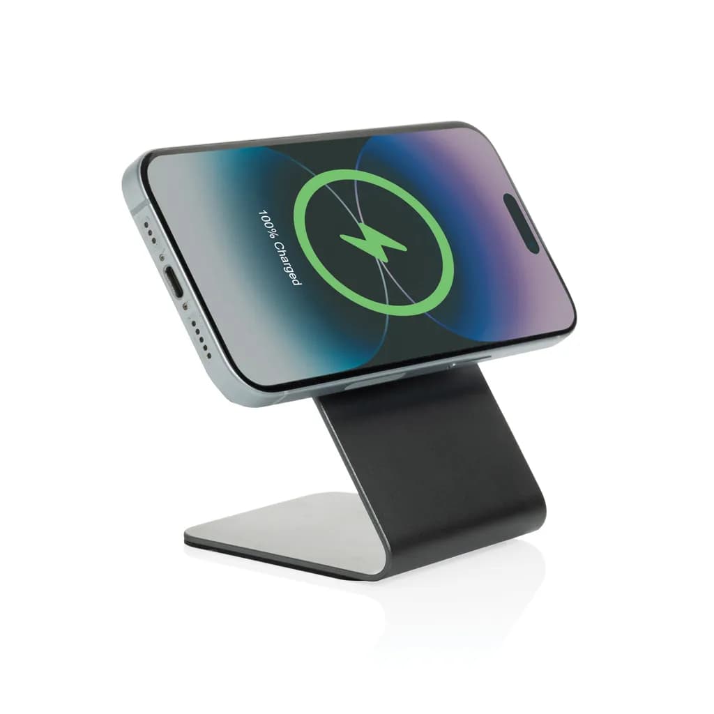 Terra Aluminium 15W magnetischer Wireless-Charger - grau