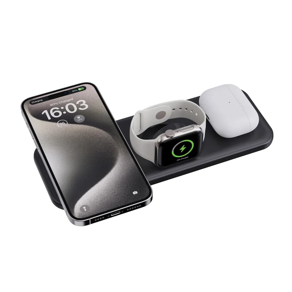 Urban Vitamin Torrance 3-in-1 15W-RCS-Magnetladegerät - schwarz