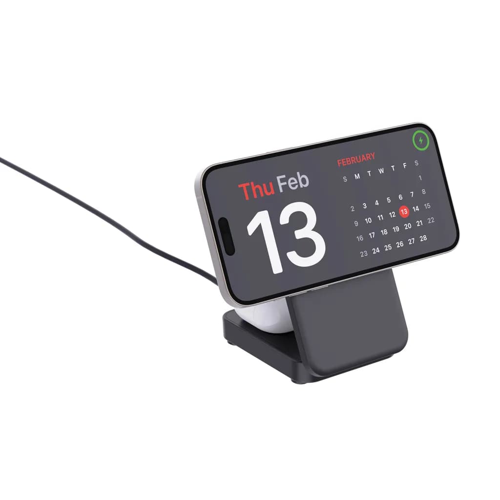 Urban Vitamin Arcadia 15W 3in1 Magnet-Charger aus RCS rABS - schwarz