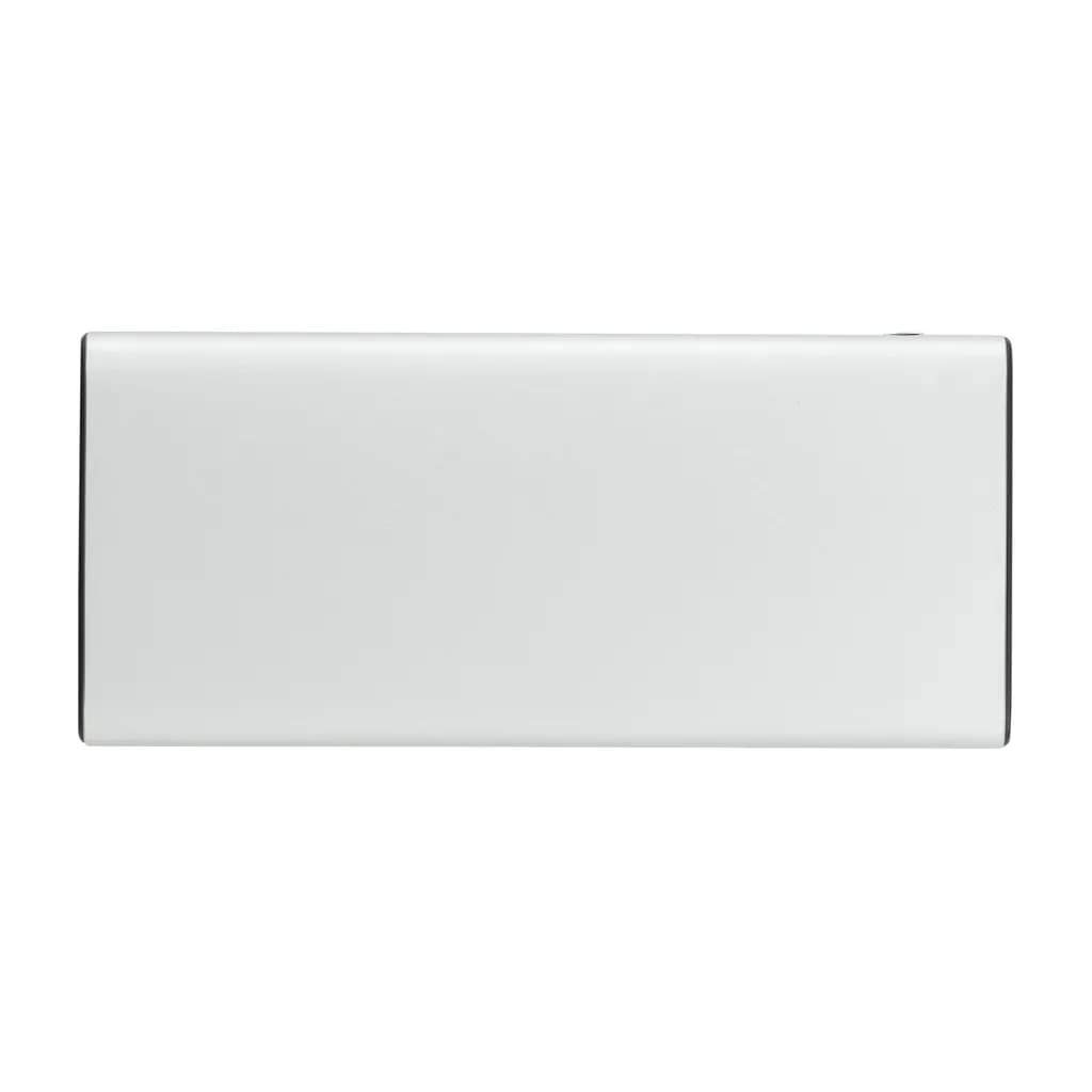 18W PD Powerbank mit 10.000 mAh aus Aluminium - silber