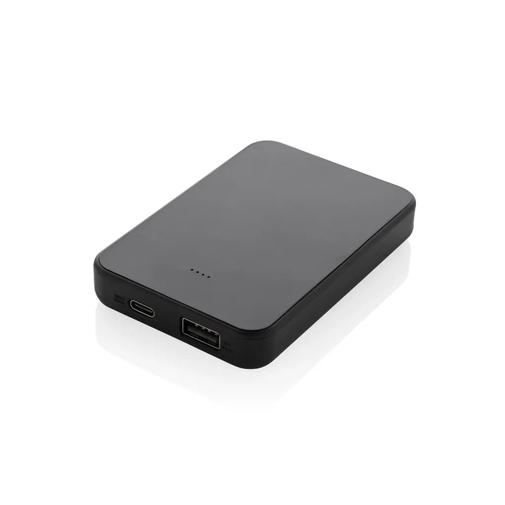 Boostcore 5.000mAh Powerbank aus RCS rec. Kunststoff - schwarz