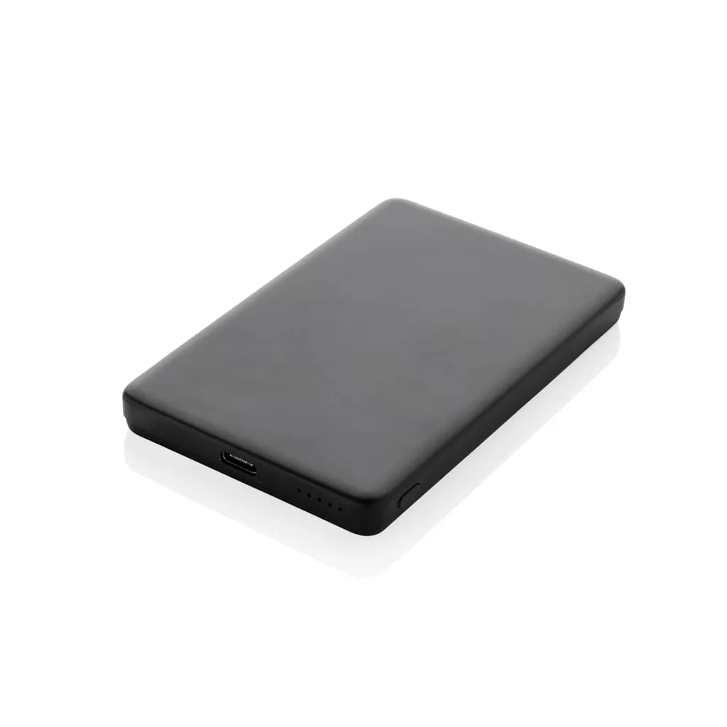 Orion 5.000mAh 5W magnetische Powerbank aus RCS rec. Alu - schwarz