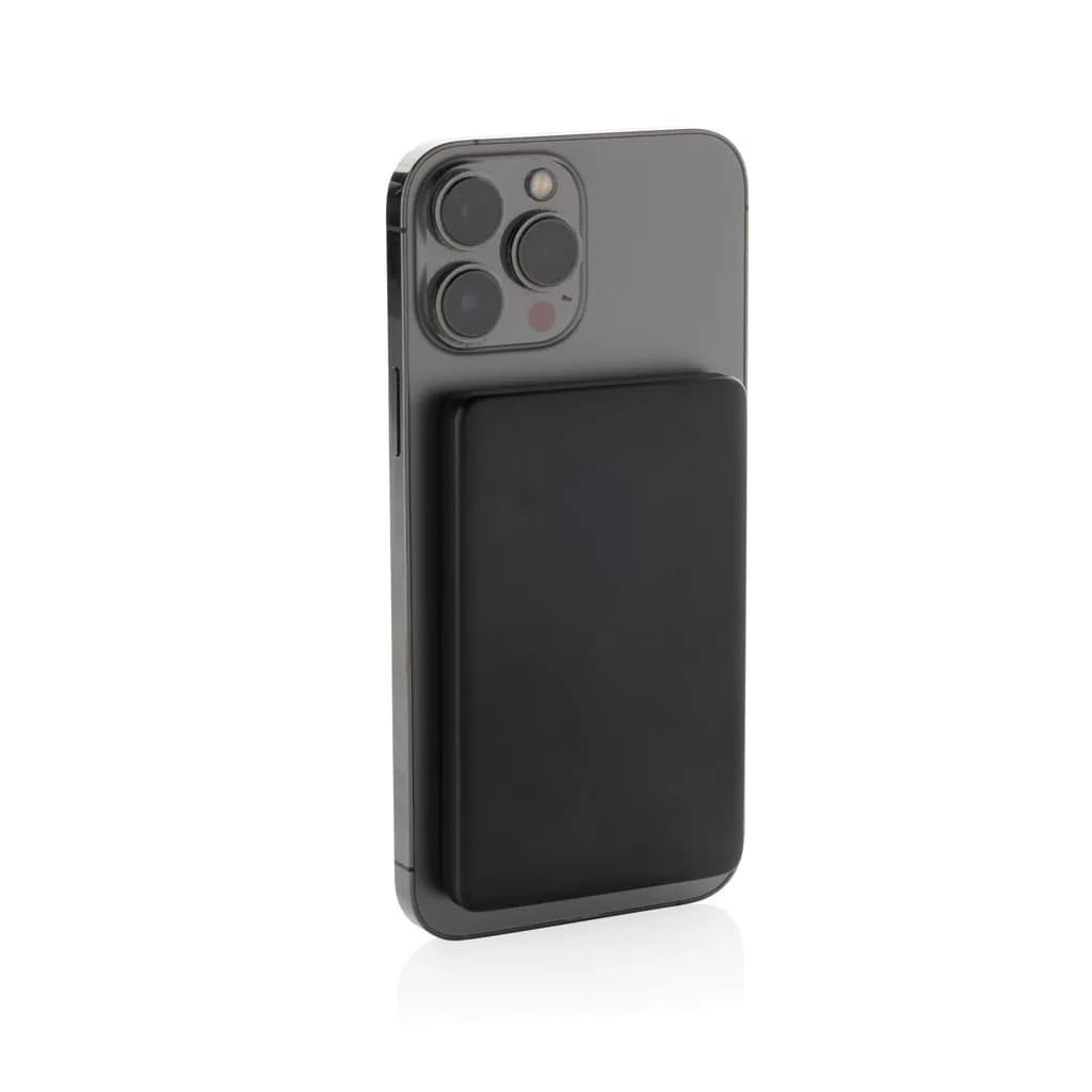 Orion 5.000mAh 5W magnetische Powerbank aus RCS rec. Alu - schwarz