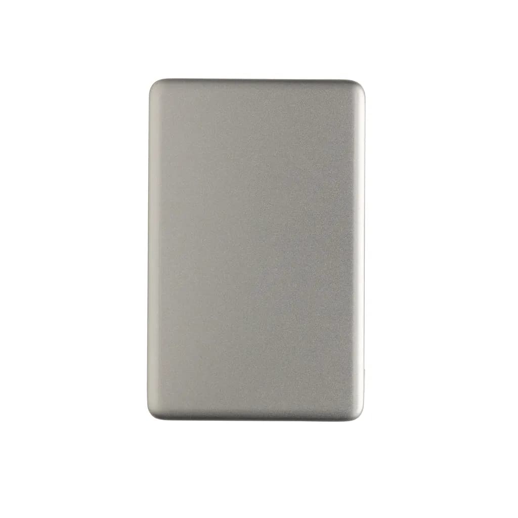 Orion 5.000mAh 5W magnetische Powerbank aus RCS rec. Alu - silber