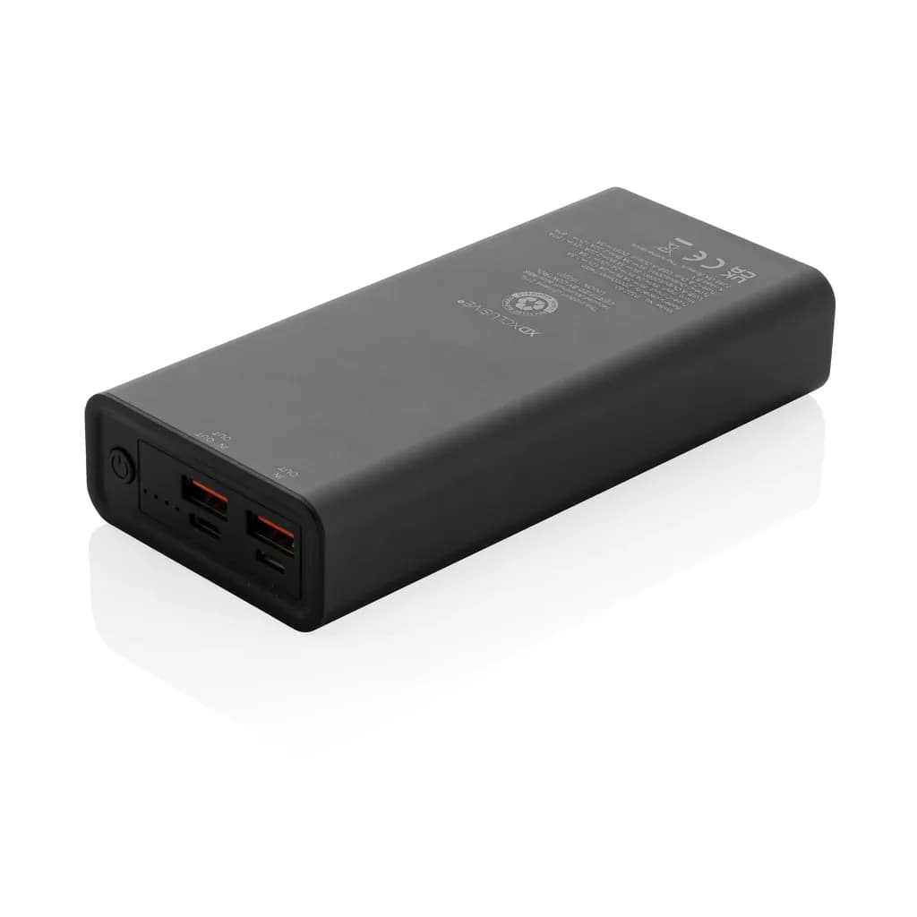 Terra 20.000mAh 20W Powerbank aus RCS recyceltem Aluminium - grau