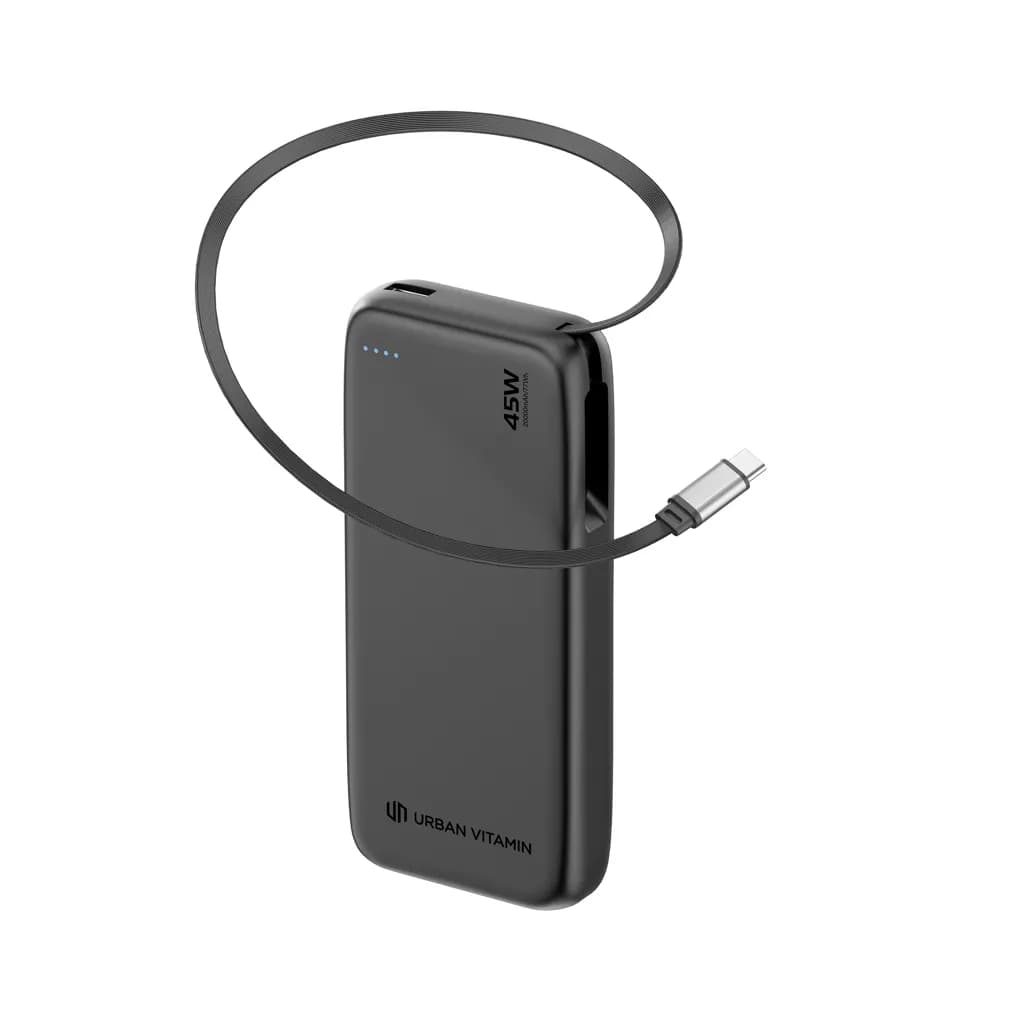 Urban Vitamin San Mateo 45W 20.000mAh Powerbank - schwarz
