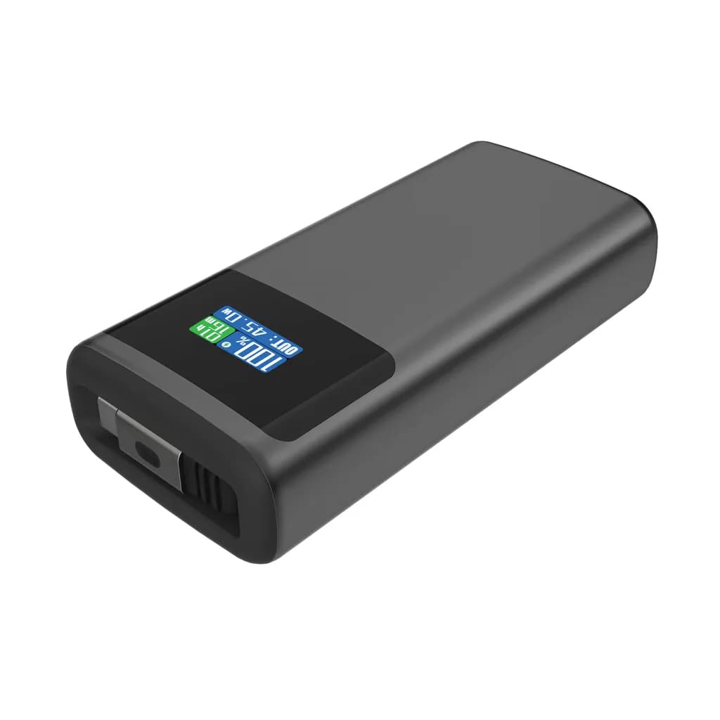 Quantum RCS Ultra-Fast 45W 10.000mAh Powerbank mit Display - grau