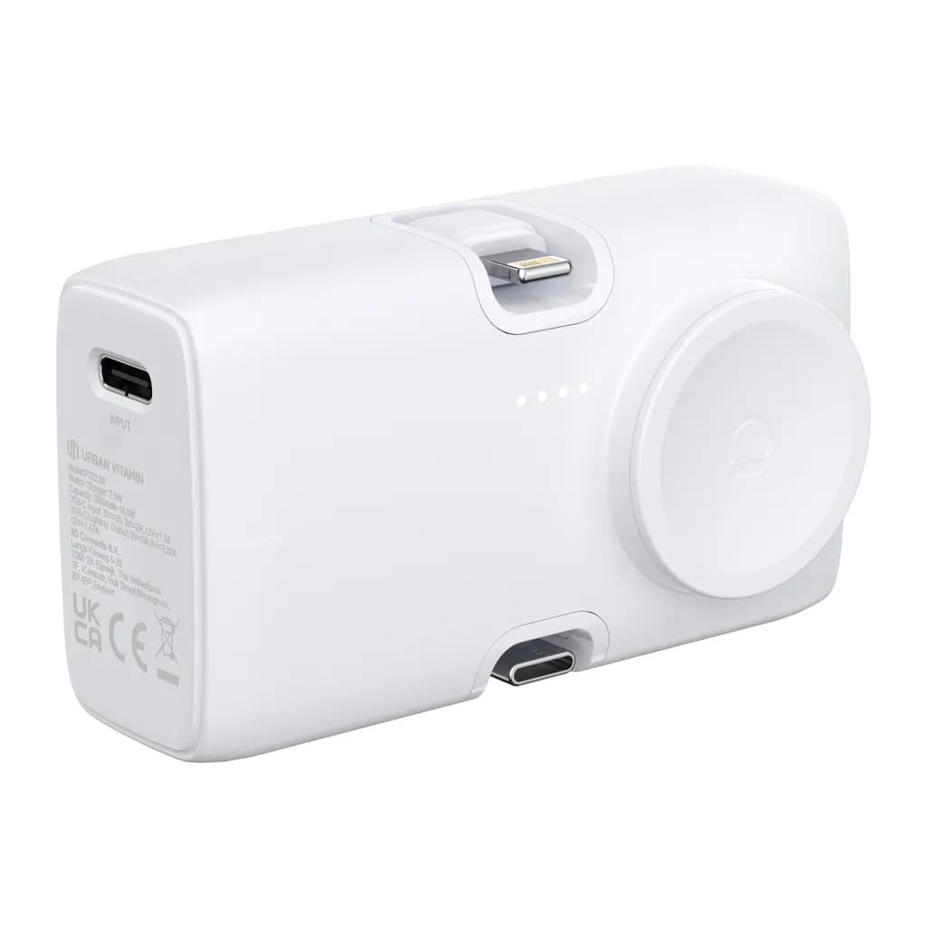 Urban Vitamin San Diego 20W PD RCS Powerbank & WatchCharger - weiß