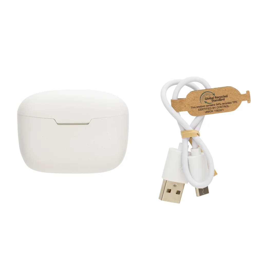 Liberty Pro TWS-Ohrhörer aus recyceltem RCS-ABS - weiß