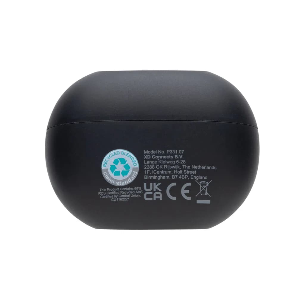 Prolink Hybrid-Kopfhörer ANC/ENC aus RCS rec. Kunststoff - schwarz