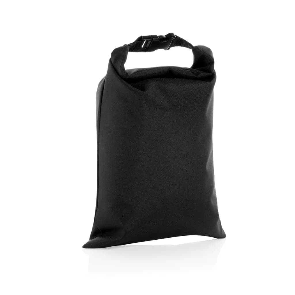 Snackstrap faltbarer Lunchbag aus AWARE™ rPET 30 x 20cm - schwarz