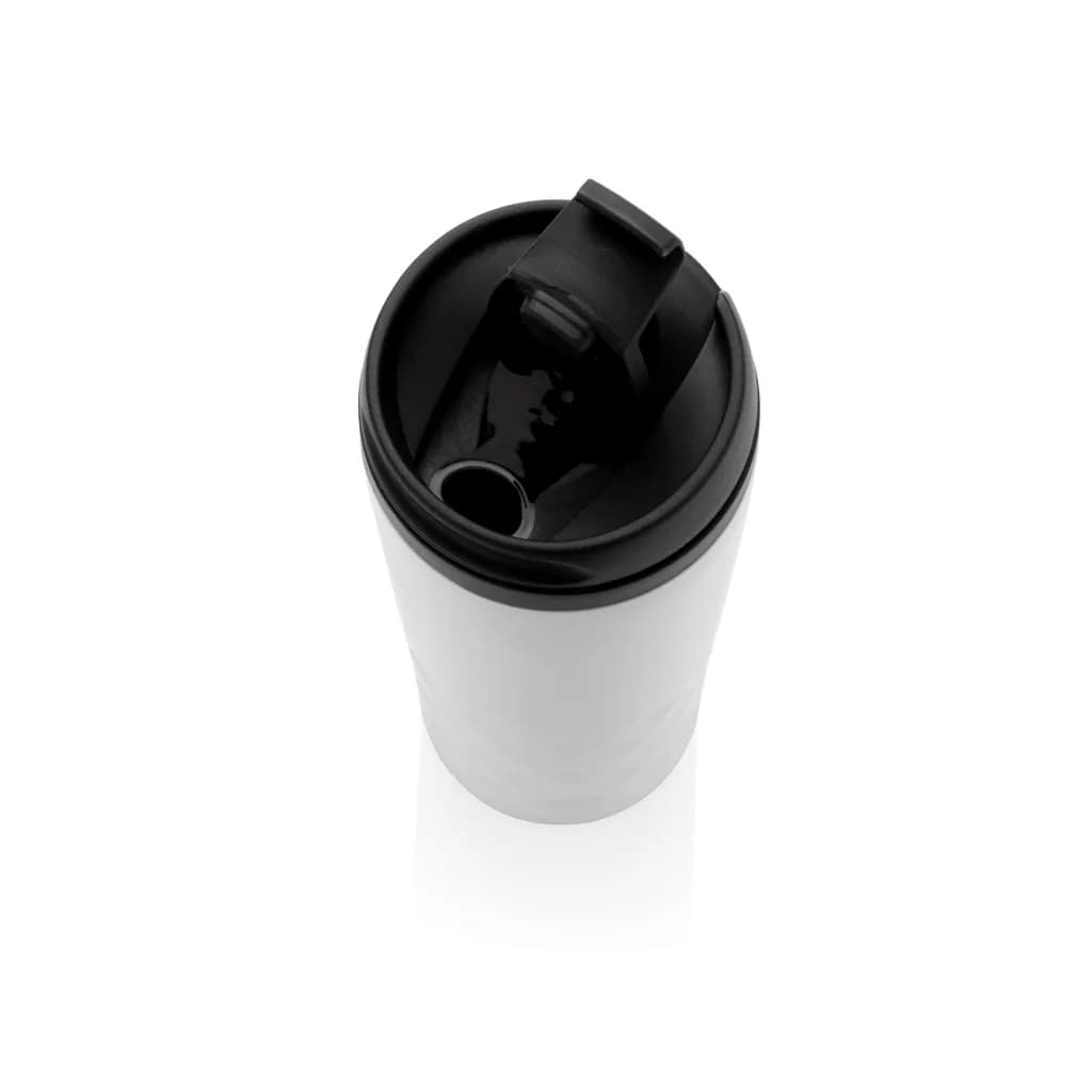 Geometrischer Becher - weiß