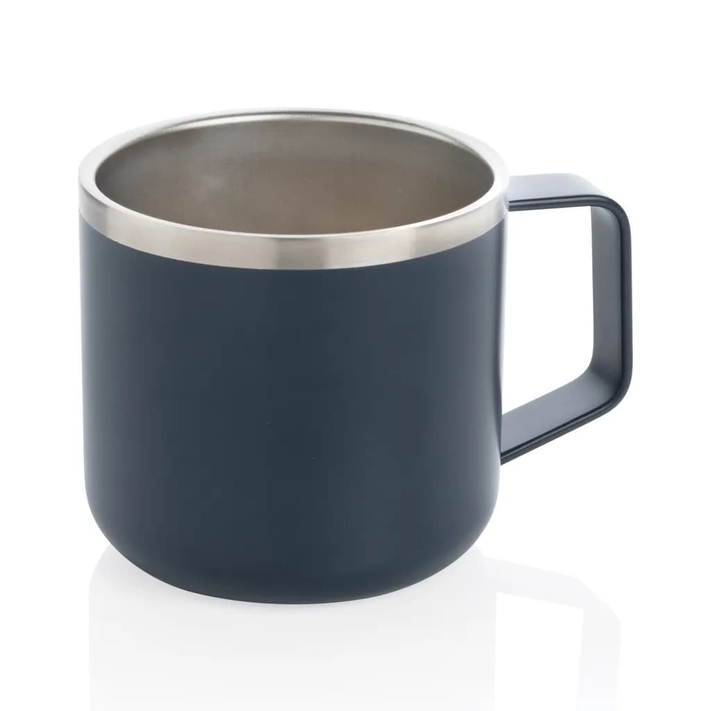 Stainless-Steel Camping-Tasse - blau
