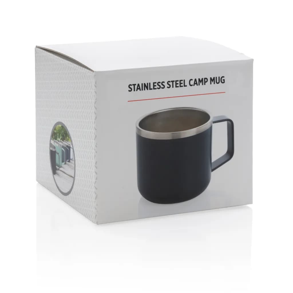 Stainless-Steel Camping-Tasse - blau