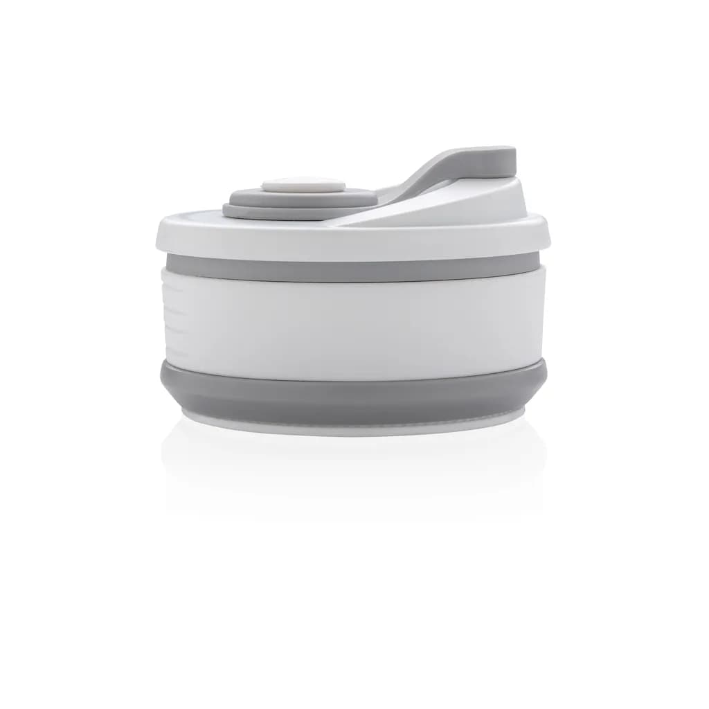 faltbarer Silikon-Becher - grau