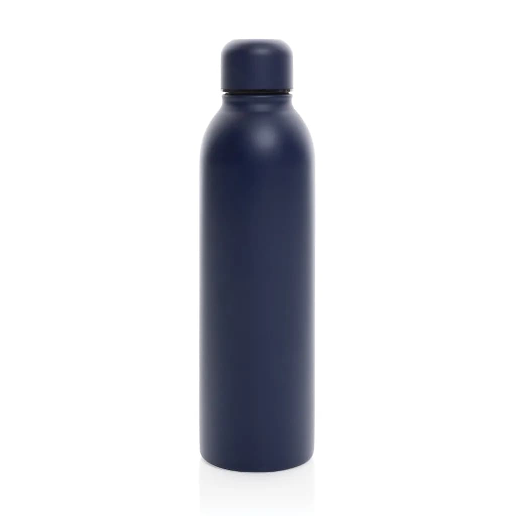 RCS recycelte Stainless Steel Vakuumflasche - navy blau