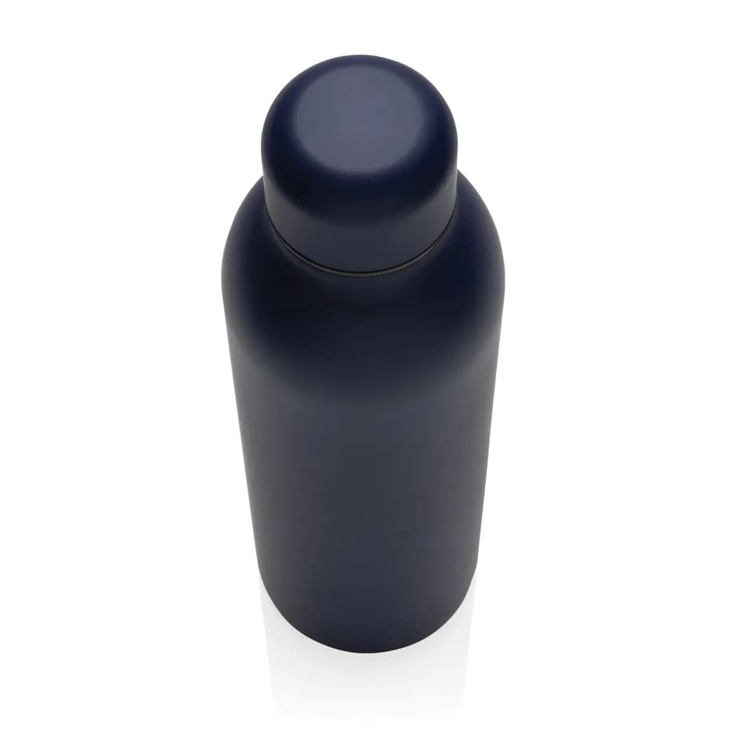 RCS recycelte Stainless Steel Vakuumflasche - navy blau