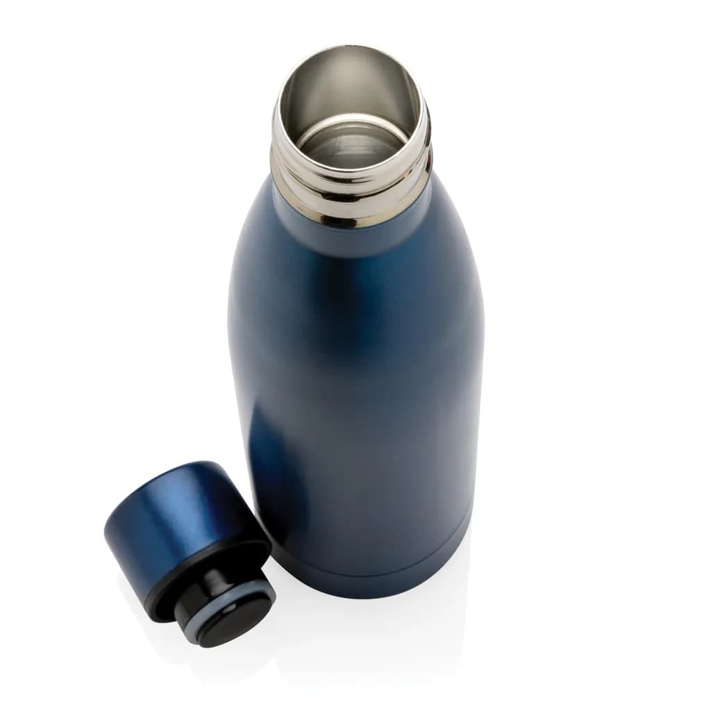RCS recycelte Stainless Steel Solid Vakuum-Flasche - navy blau