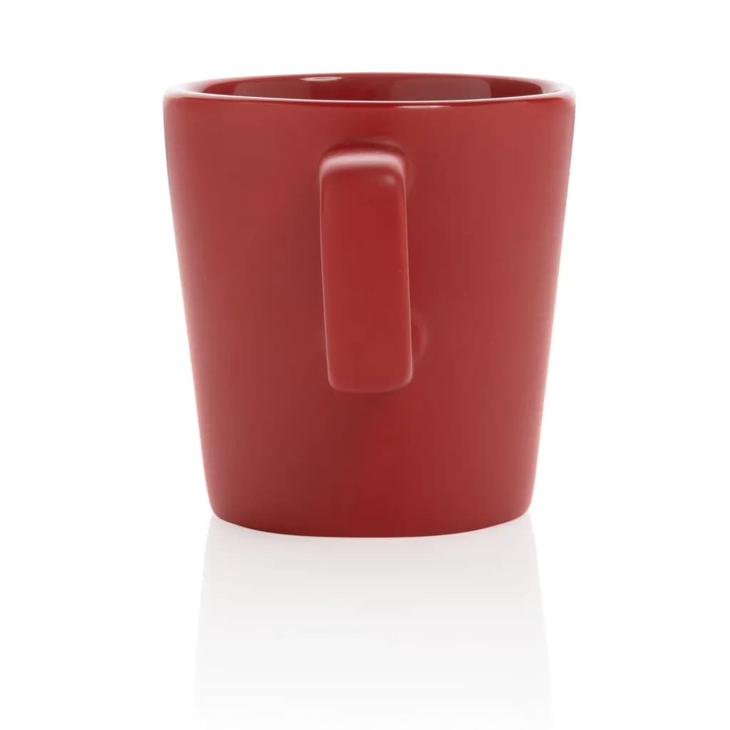Moderne Keramik Kaffeetasse, 300ml - rot