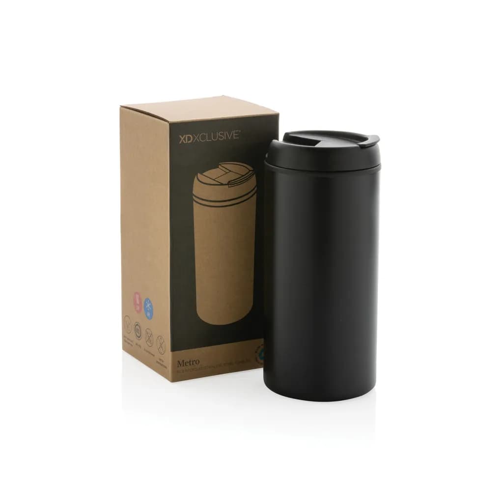 Metro Becher Becher aus RCS recyceltem Stainless-Steel - schwarz