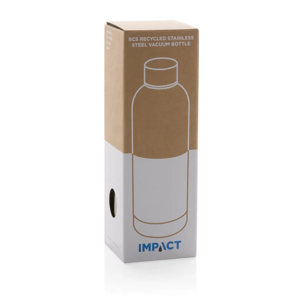 Impact Vakuumflasche aus RCS recyceltem Stainless-Steel - gold