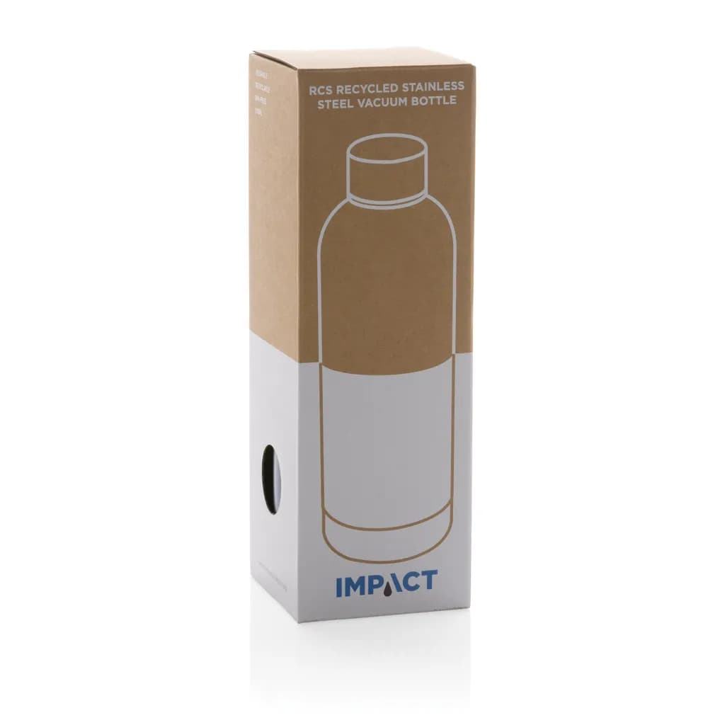 Impact Vakuumflasche aus RCS recyceltem Stainless-Steel - hellblau