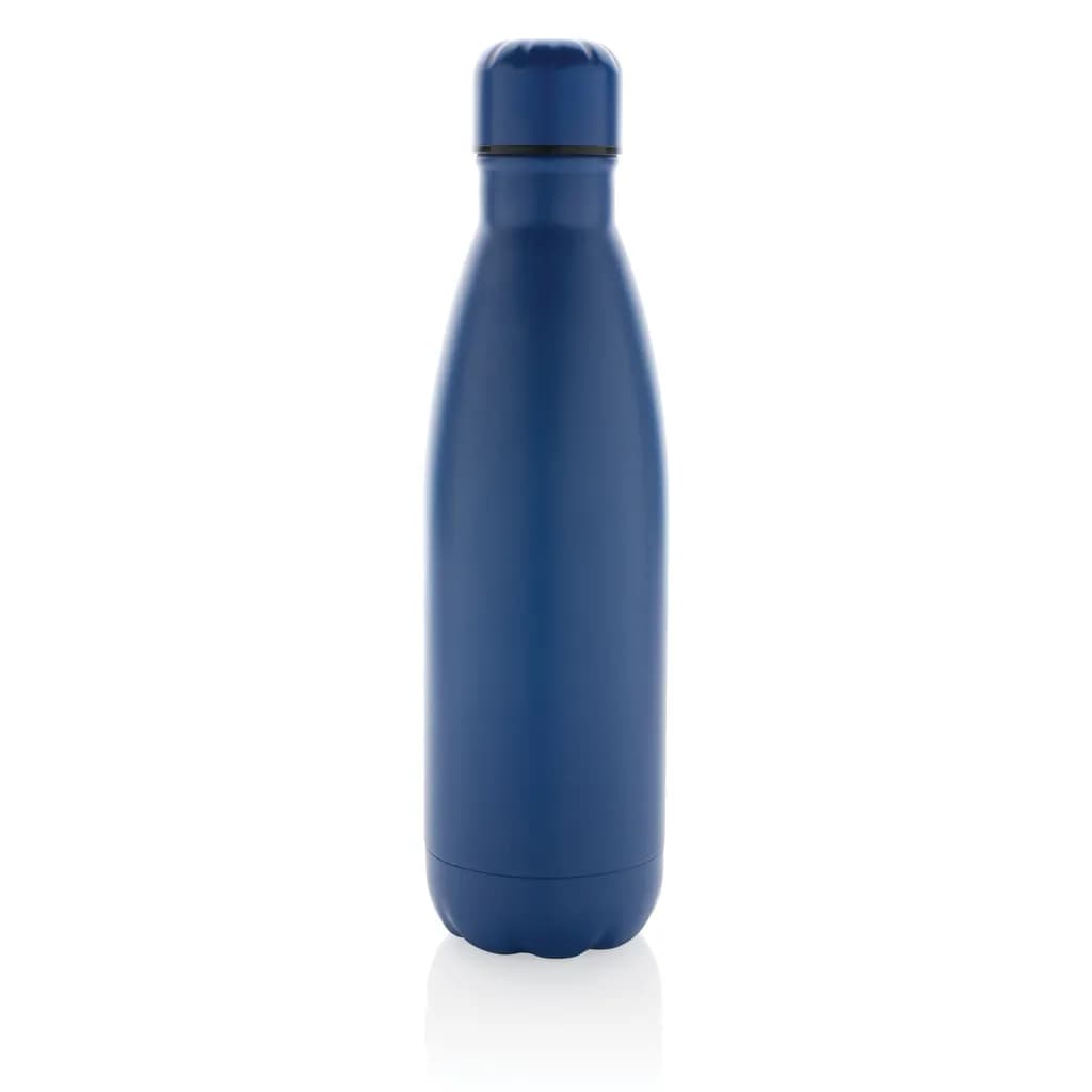 Eureka einwandige Wasserflasche aus RCS rec. Stainless-Steel - blau