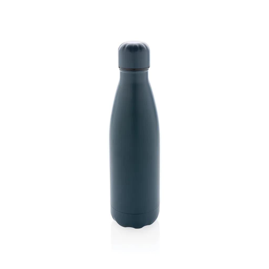 Einfarbige Vakuumisolierte Stainless Steel Flasche - blau