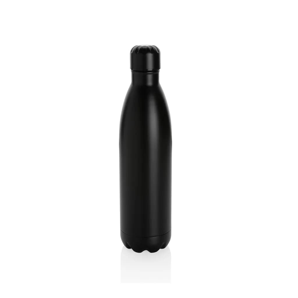 Solid Color Vakuum Stainless-Steel Flasche 750ml - schwarz