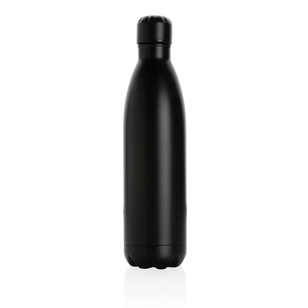 Solid Color Vakuum Stainless-Steel Flasche 750ml - schwarz