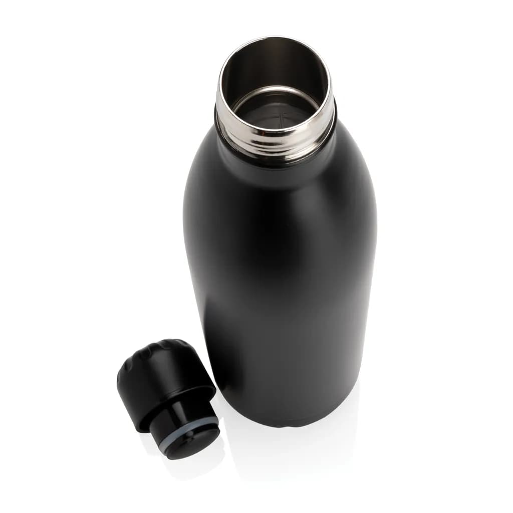 Solid Color Vakuum Stainless-Steel Flasche 750ml - schwarz