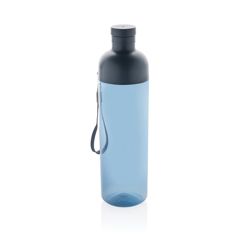 Impact auslaufsichere Wasserflasche aus RCS recyc. PET 600ml - navy blau