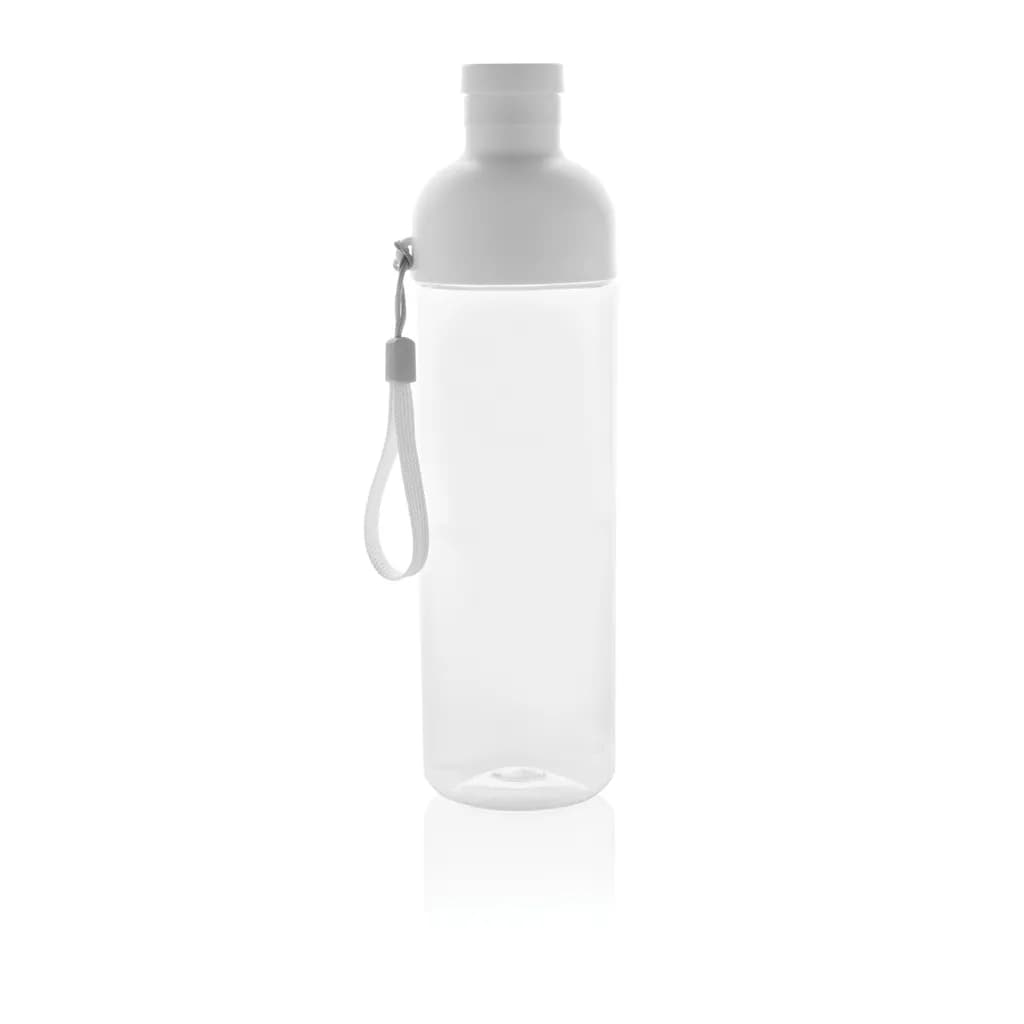 Impact auslaufsichere Wasserflasche aus RCS recyc. PET 600ml - weiß
